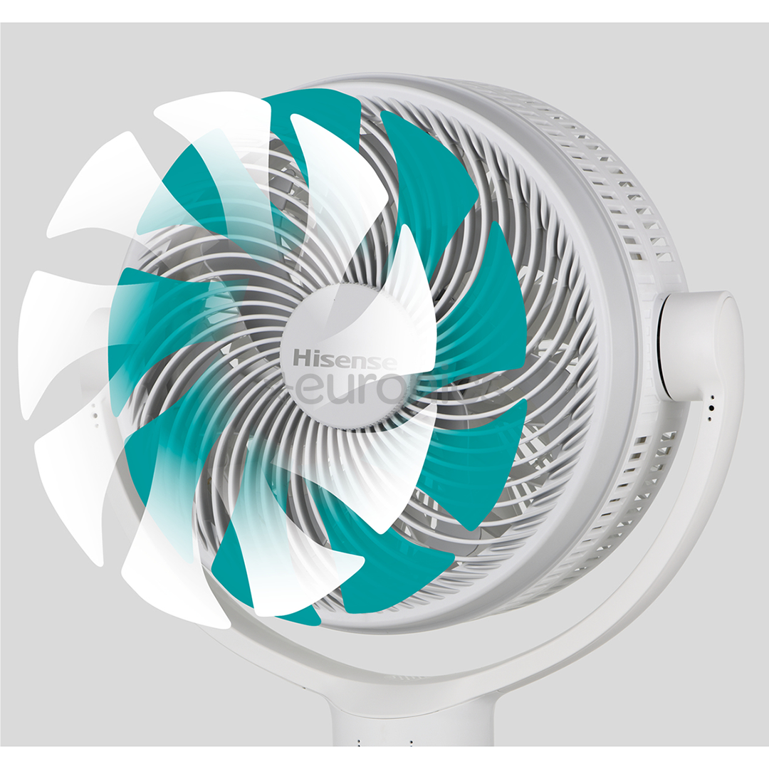 Hisense, white - Floor fan