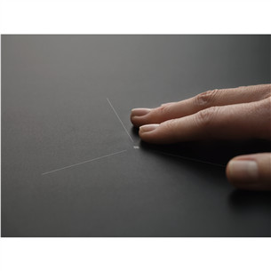 Electrolux 600 Series SaphirMatt SE, Hob2Hood, width 59 cm, frameless, black - Built-in induction hob