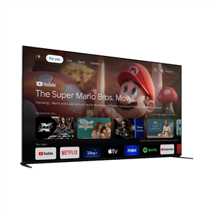 Sony Bravia 9 XR90, 65", 4K UHD, Mini-LED, must - Teler