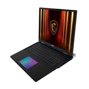 MSI Titan 18 HX, 18'', 4K UHD, Mini LED, 120 Hz, Ultra 9, 64 GB, 6 TB, RTX 5090, ENG, must - Sülearvuti