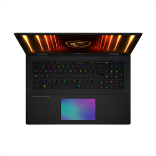 MSI Titan 18 HX, 18'', 4K UHD, Mini LED, 120 Hz, Ultra 9, 64 GB, 6 TB, RTX 5090, ENG, must - Sülearvuti
