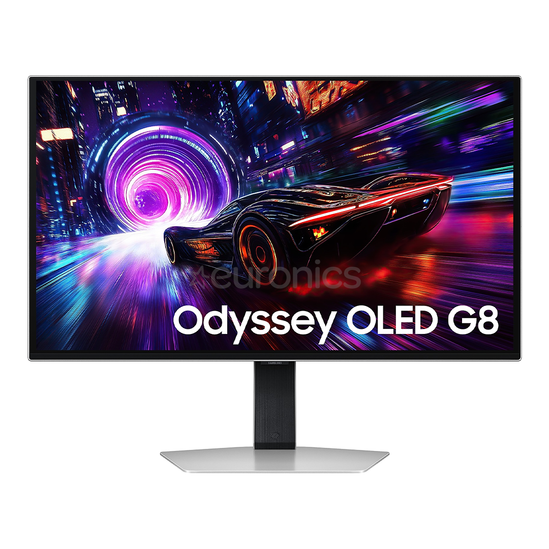 Samsung Odyssey OLED G8, 27'', 4K UHD, OLED, 240 Гц, серебристый - Монитор