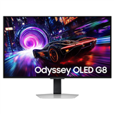Samsung Odyssey OLED G8, 32'', 4K UHD, OLED, 240 Гц, серебристый - Монитор