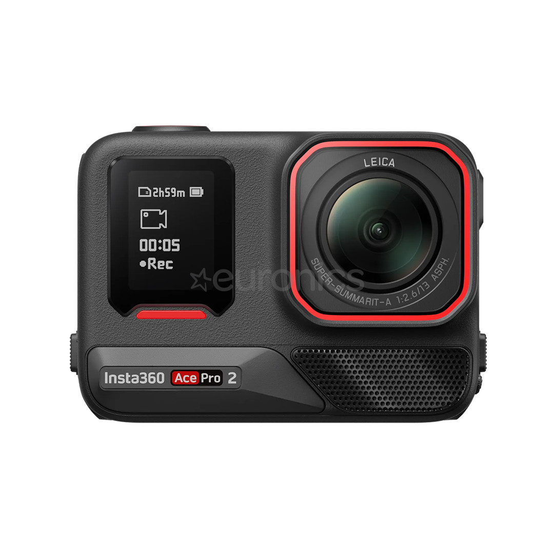 Insta360 Ace Pro 2, must - Seikluskaamera