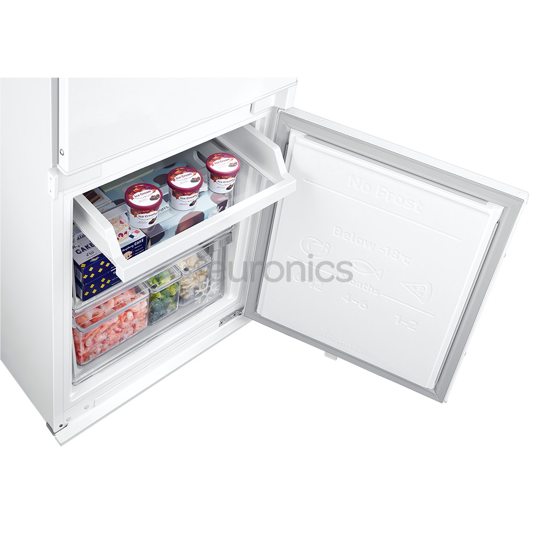 Samsung, NoFrost, 267 L, height 178 cm - Built-in refrigerator