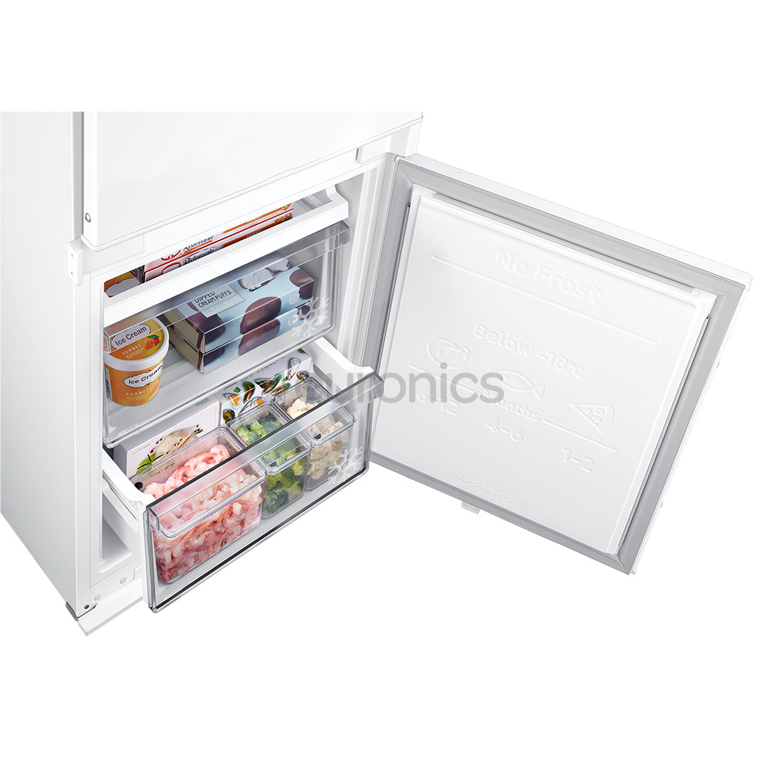 Samsung, NoFrost, 267 L, height 178 cm - Built-in refrigerator