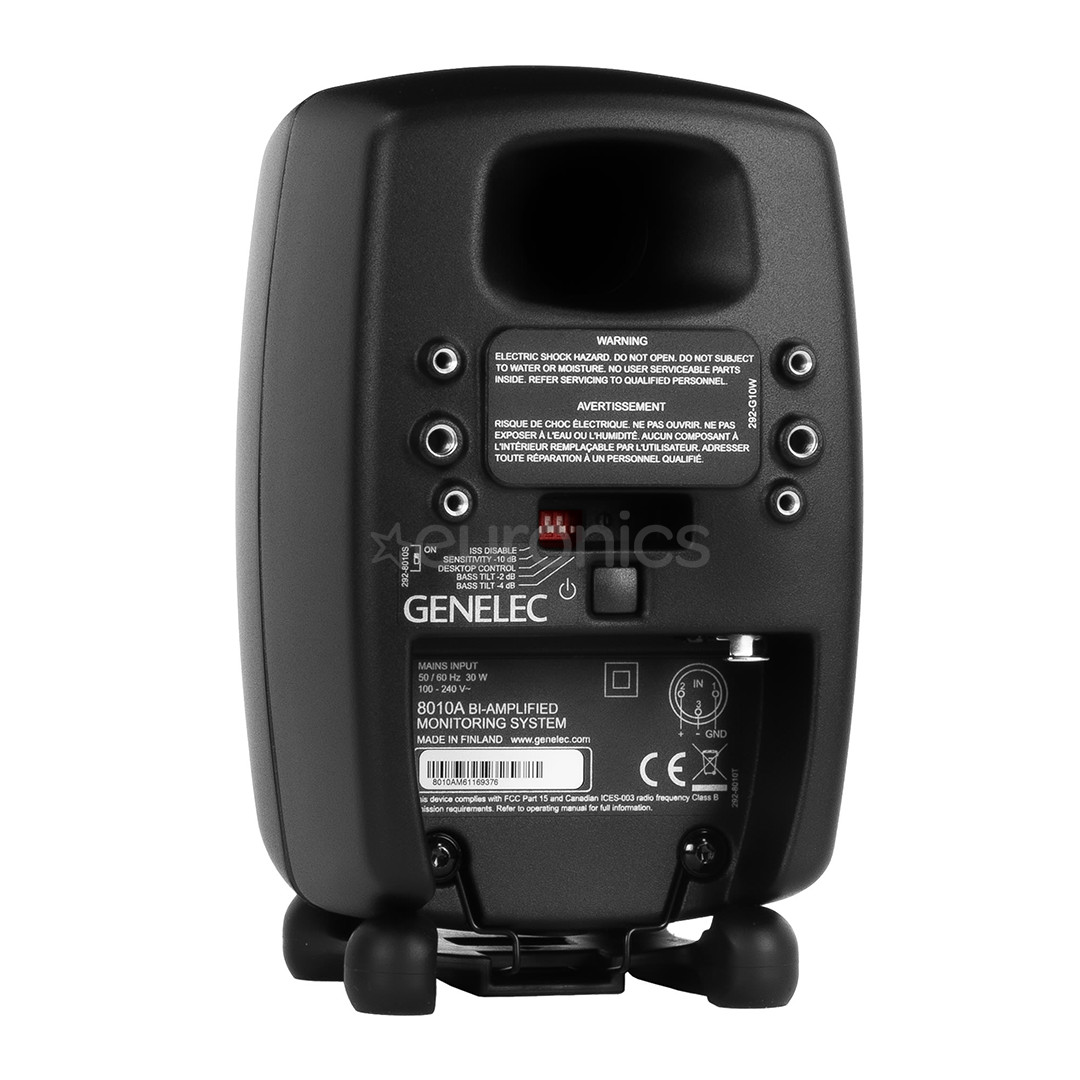 Genelec 8010A, must - Aktiivne monitorkõlar