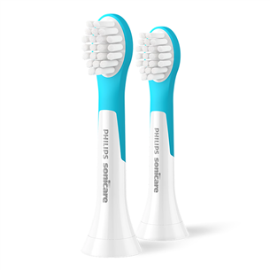 Philips For Kids, 2 шт., белый/голубой - Насадки для зубной щетки HX6032/90