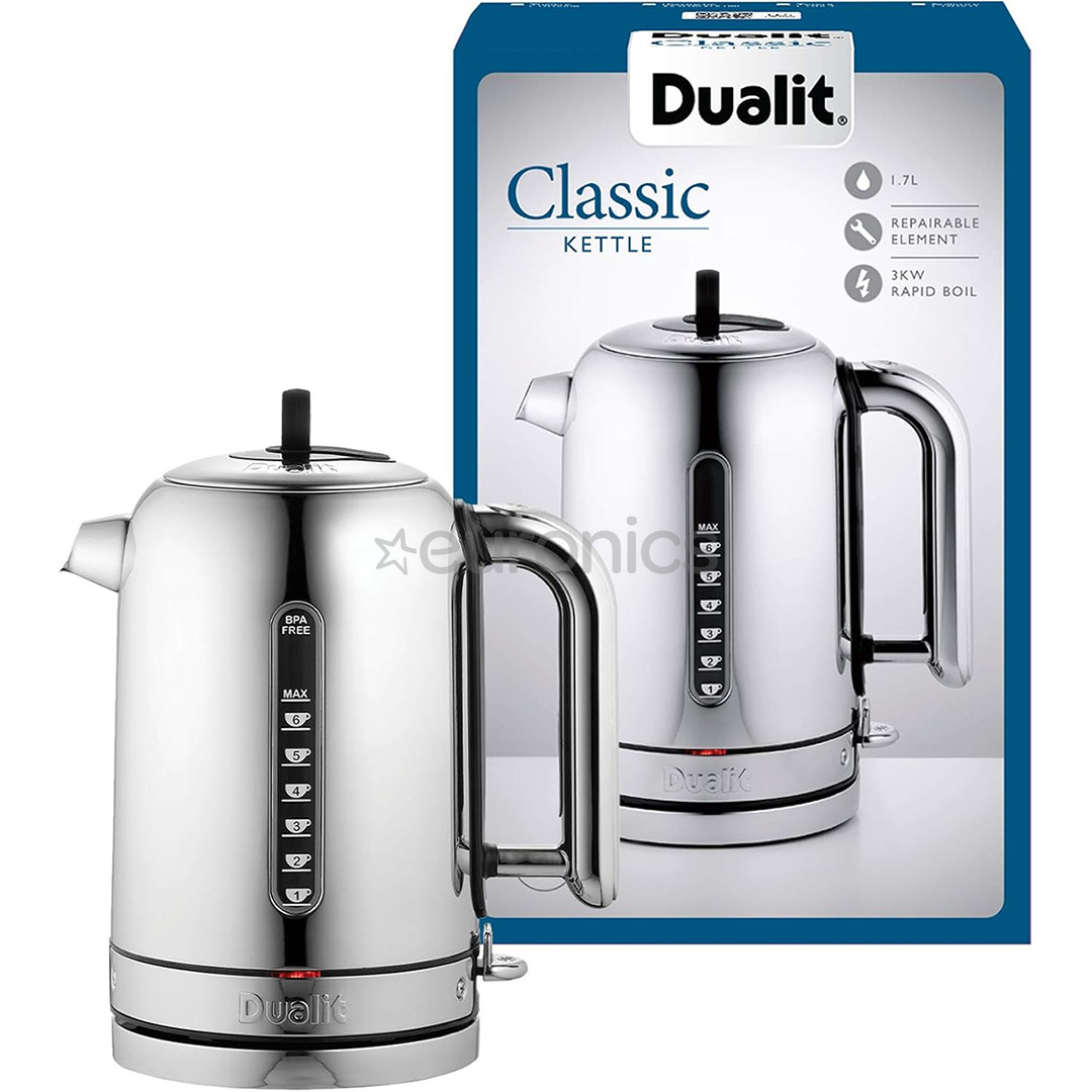 Dualit Classic, 1.7 L, stainless steel - Kettle
