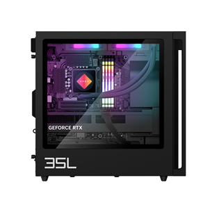 HP Omen 35L, Ryzen 7, 32 GB, 2 TB, RTX 5080, must - Lauaarvuti