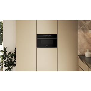 Whirlpool, 31 л, 1000 Вт, черный - Интегруемая микроволновая печь с грилем