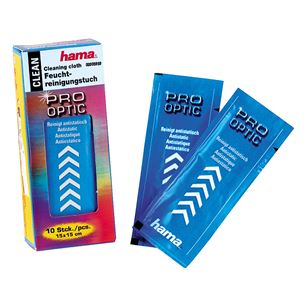 Чистящие салфетки pro-optic Hama