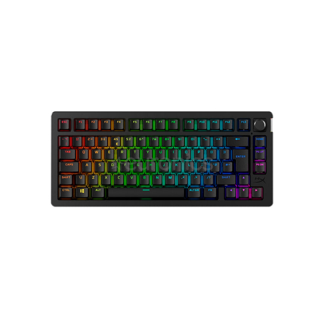 HyperX Alloy Rise 75, US, must - Juhtmevaba klaviatuur