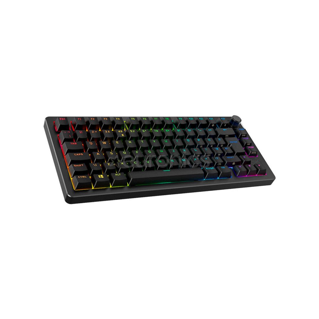 HyperX Alloy Rise 75, US, must - Juhtmevaba klaviatuur
