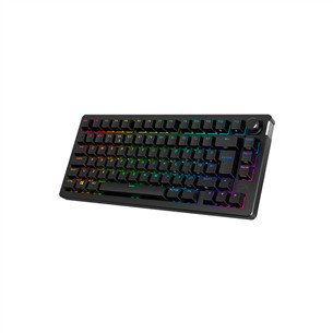 HyperX Alloy Rise 75, US, must - Juhtmevaba klaviatuur