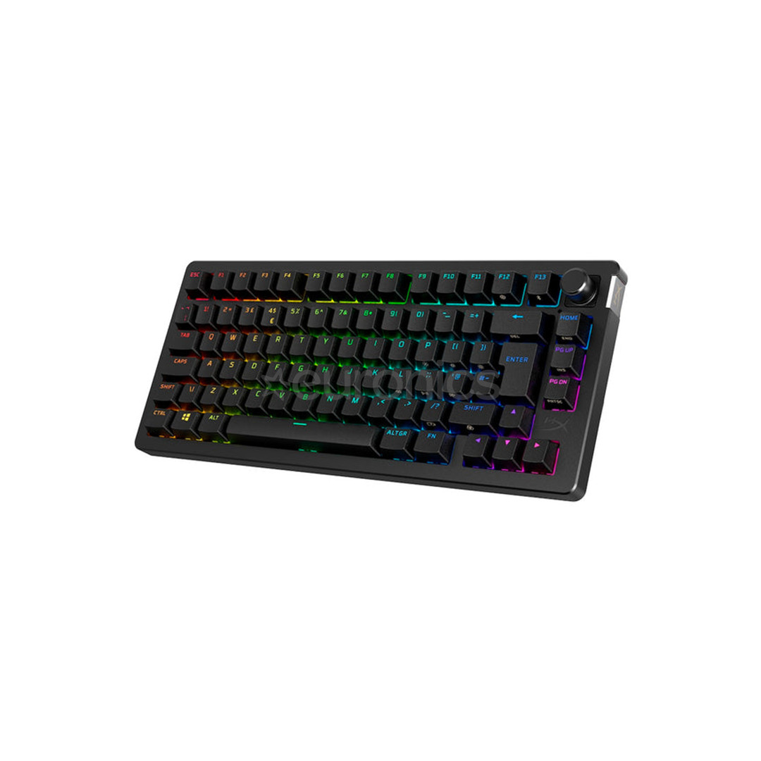 HyperX Alloy Rise 75, US, must - Juhtmevaba klaviatuur