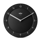Braun BC06, black - Wall clock