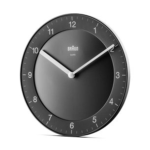Braun BC06, black - Wall clock