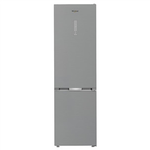 Whirlpool, NoFrost, 355 L, kõrgus 204 cm, roostevaba teras - Külmik WHK26404XP7E