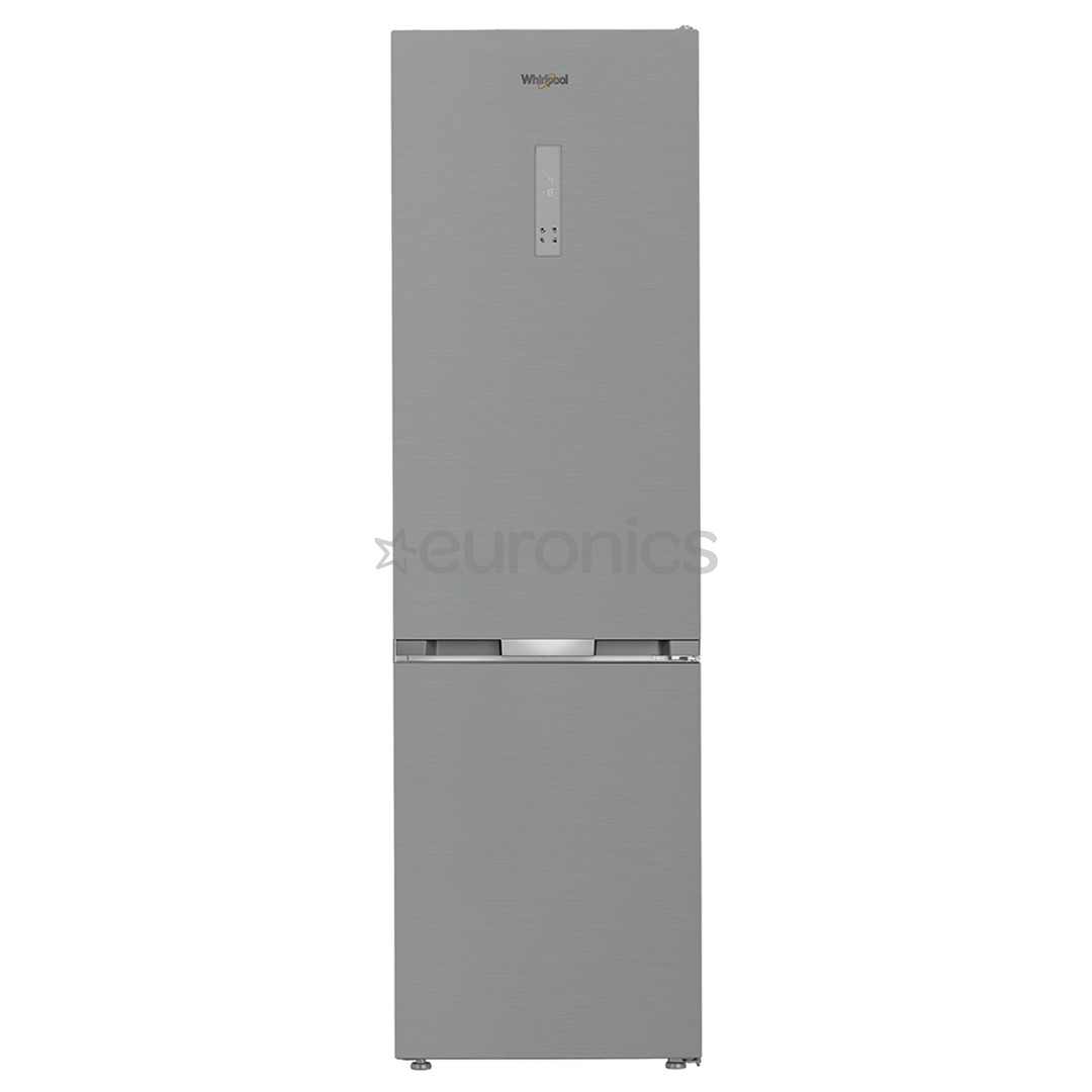 Whirlpool, NoFrost, 355 L, height 204 cm, stainless steel - Refrigerator WHK26404XP7E
