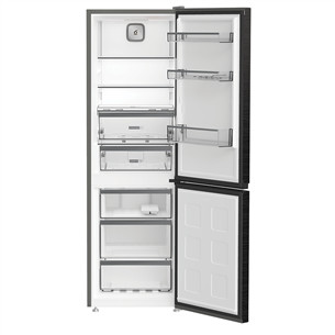 Whirlpool, NoFrost, 316 L, height 187 cm, black - Refrigerator