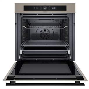 Whirlpool, 73 л, каталитическая очистка, бежевый - Интегрируемый духовой шкаф