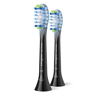 Philips Sonicare Premium Plaque Defence, 2 tk, must - Lisaharjad HX9042/88