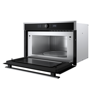 Whirlpool, 31 L, 1000 W, roostevaba teras - Integreeritav mikrolaineahi grilliga