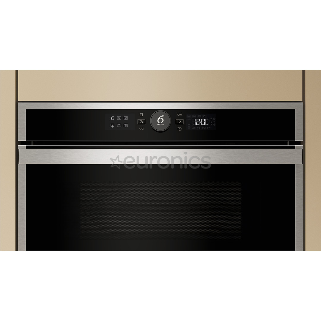 Whirlpool, 31 L, 1000 W, stainless steel - Built-in microwave oven with grill