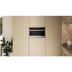 Whirlpool, 31 L, 1000 W, roostevaba teras - Integreeritav mikrolaineahi grilliga