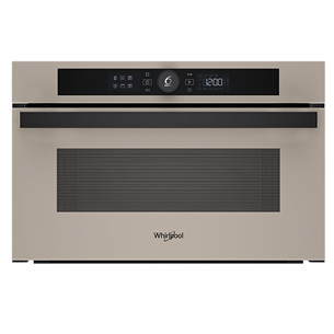 Whirlpool, 31 л, 1000 Вт, бежевый - Интегруемая микроволновая печь с грилем