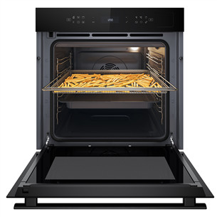 Whirlpool, 73 L, pyrolytic cleaning, black - Built-in oven
