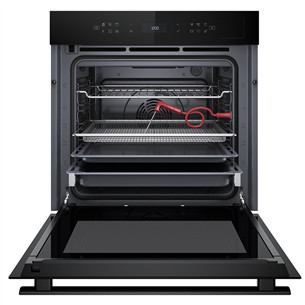 Whirlpool, 73 L, pyrolytic cleaning, black - Built-in oven