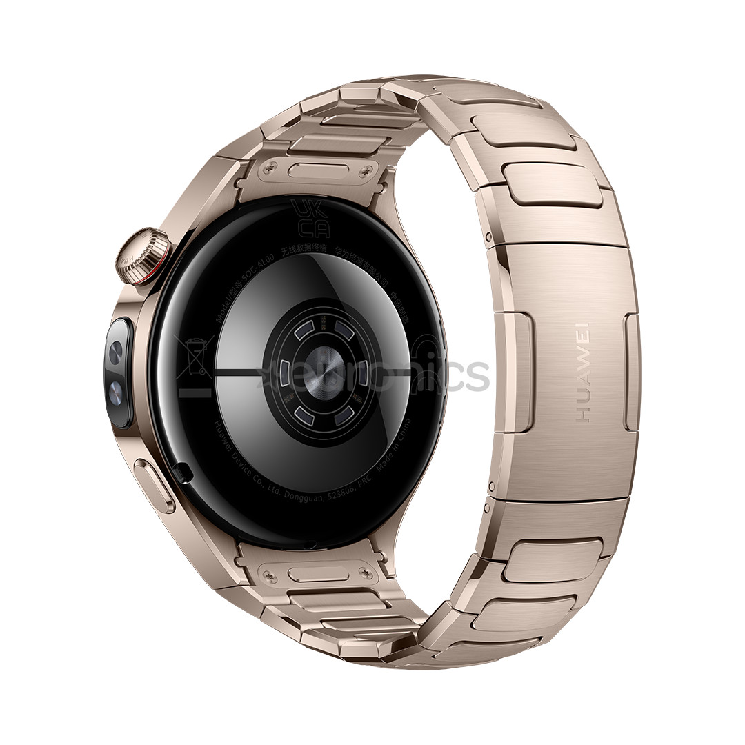 Huawei Watch 5, 42 mm, metal strap, sand gold - Smart watch