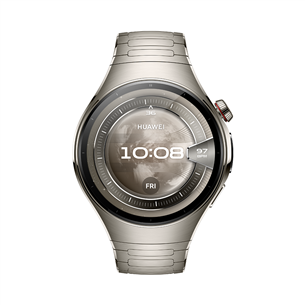 Huawei Watch 5, 46 mm, titanium strap, titanium, silver - Smart watch 55020EVW