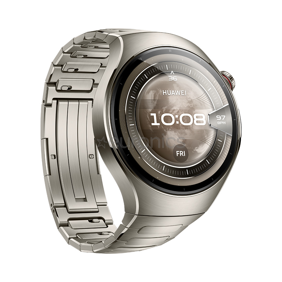 Huawei Watch 5, 46 mm, titanium strap, titanium, silver - Smart watch