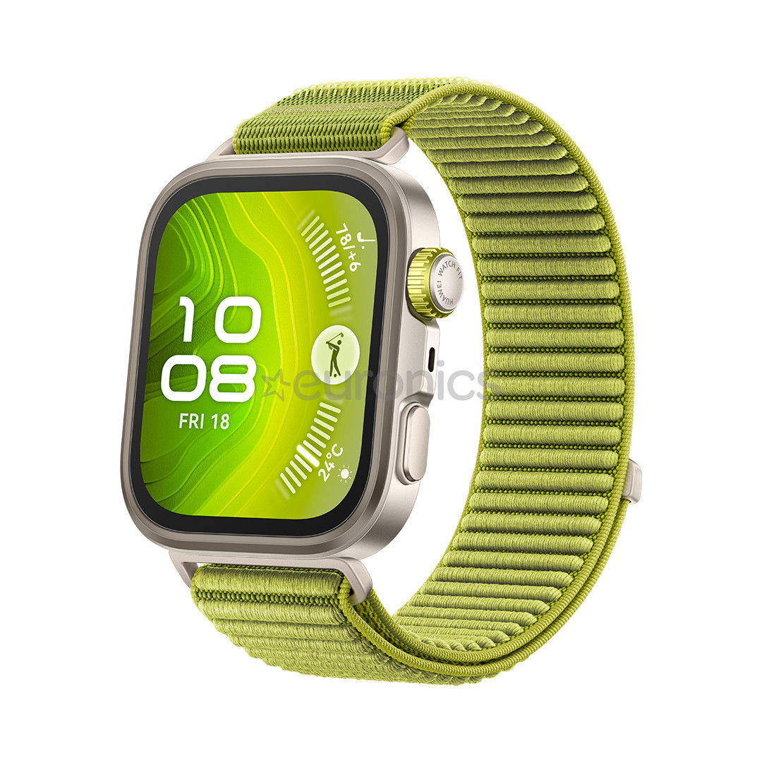 Huawei Watch FIT 4 Pro, titanium, green - Smartwatch