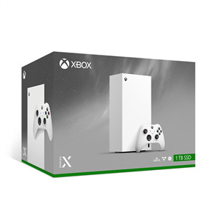 Microsoft Xbox Series X, Digital, 1 TB, valge - Mängukonsool