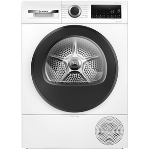 Bosch, Series 6, heat pump, 9 kg, depth 61.3 cm - Clothes dryer WQG2420NSN