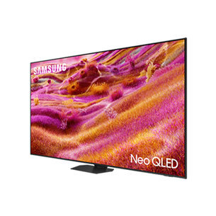 Samsung QN90F, 75'', 4K UHD, Neo QLED, Mini LED, must - Teler