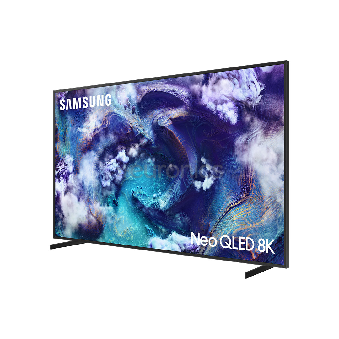 Samsung QN900F, 75'', 8K, Neo QLED, Mini LED, must - Teler