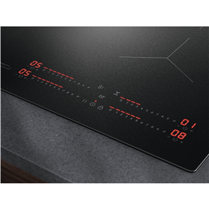 AEG 7000 Series SaphirMatt® Hob2Hood, ширина 58 см, без рамки, черный - Интегрируемая индукционная варочная панель