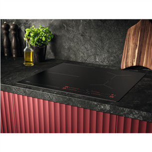 AEG 7000 Series SaphirMatt® Hob2Hood, width 58 cm, frameless, black - Built-in induction hob