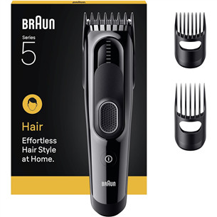 Braun Hair Clipper Series 5, must - Juukselõikur HC5530