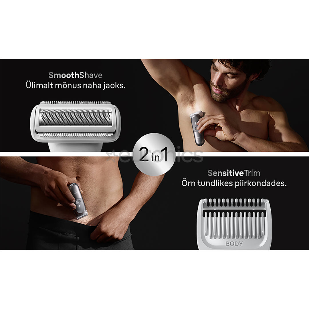 Braun Body Groomer Series 7, silver - Body groomer