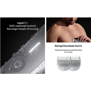 Braun Body Groomer Series 7, silver - Body groomer