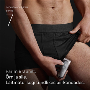 Braun Body Groomer Series 7, silver - Body groomer
