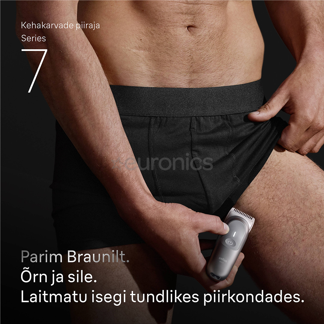 Braun Body Groomer Series 7, серебристый - Триммер