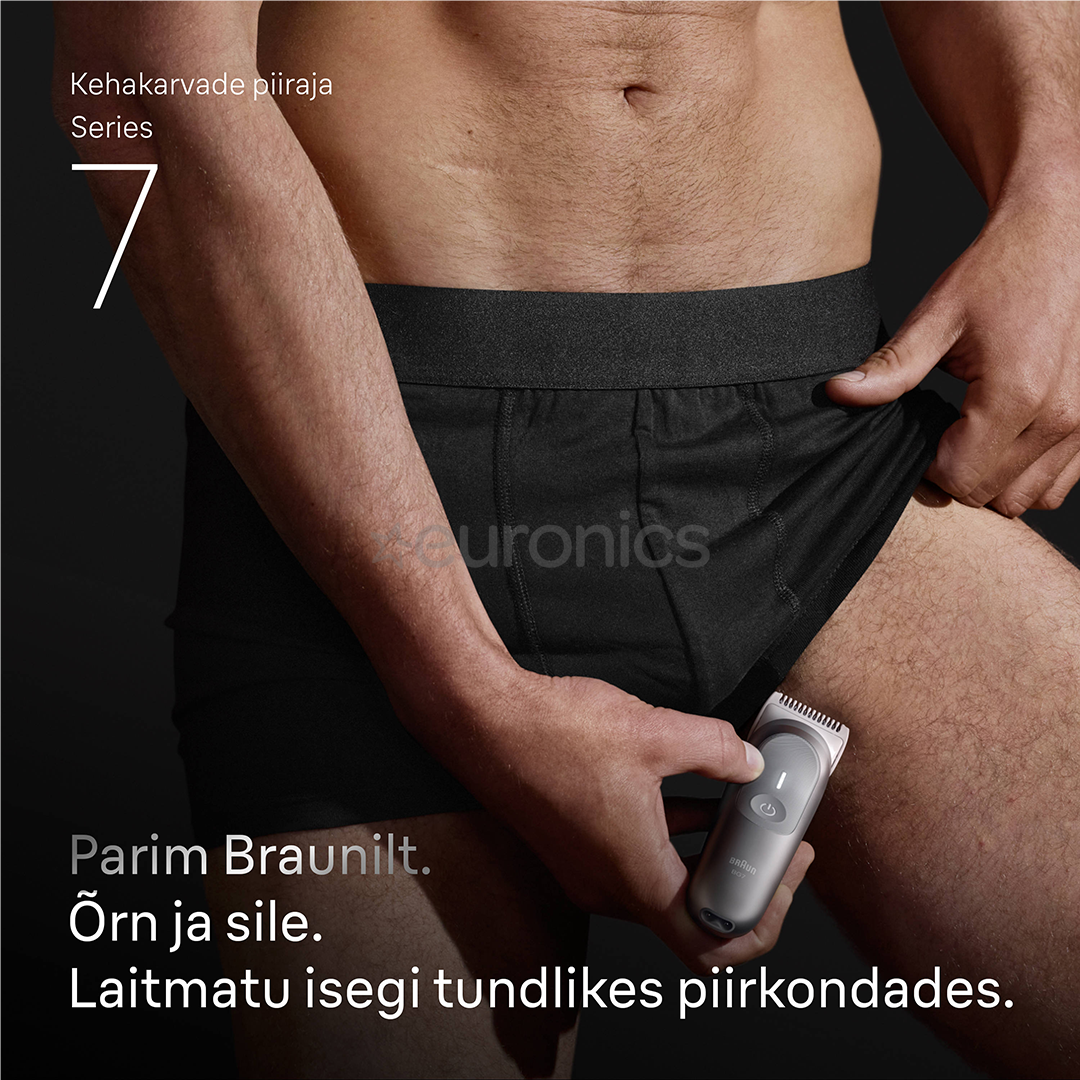 Braun Body Groomer Series 7, silver - Body groomer