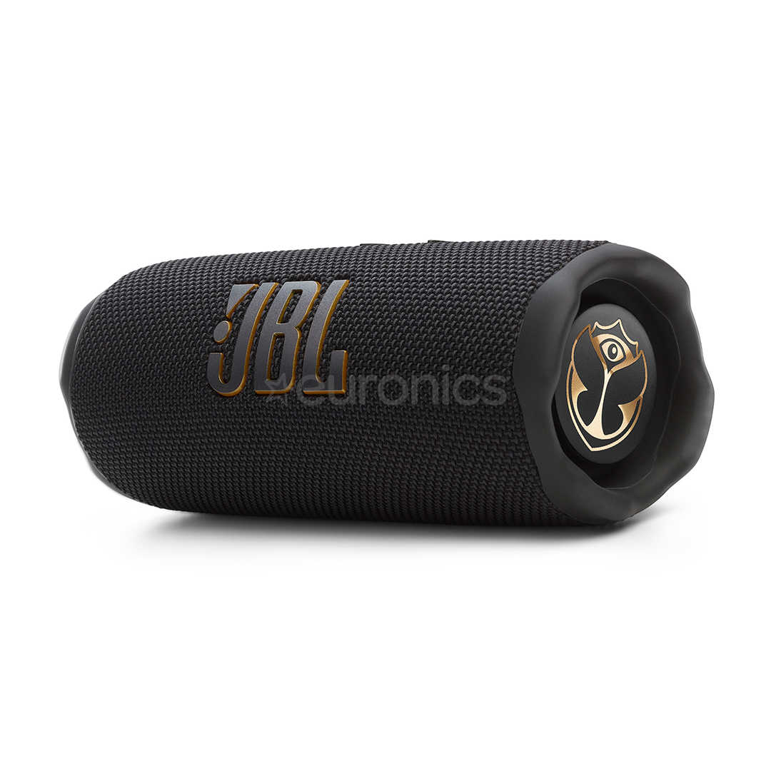 JBL Flip 7 Tomorrowland Edition, black - Portable Wireless Speaker